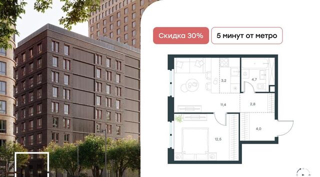 метро Нижегородская Левел Нижегородская жилой комплекс, 3 фото