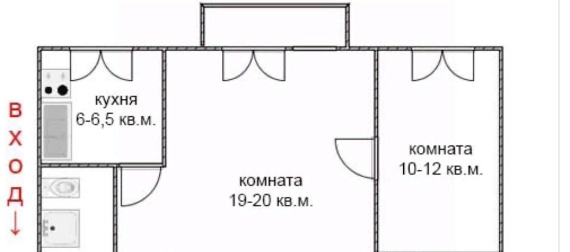 квартира г Краснодар р-н Прикубанский Славянский микрорайон ул Славянская 69 фото 1