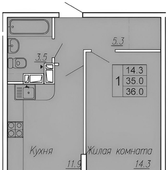 квартира г Ростов-на-Дону р-н Октябрьский ул Нансена 83 фото 2