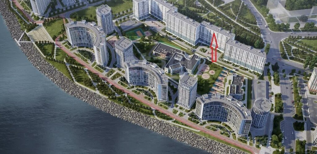 квартира г Санкт-Петербург метро Приморская пр-кт Крузенштерна 4 фото 4
