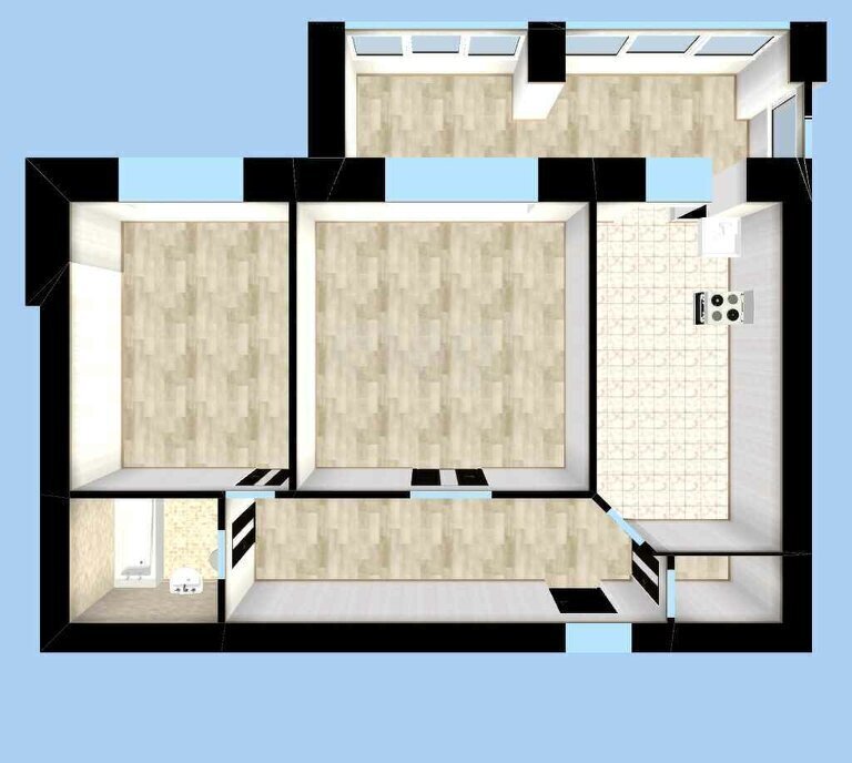 квартира г Стерлитамак ул Строителей 20 фото 1