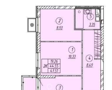 квартира г Тольятти р-н Автозаводский ЖК «Автограф» 18А кв-л фото 1