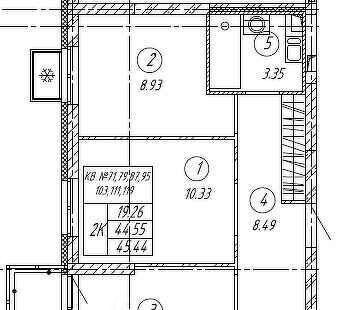 квартира г Тольятти р-н Автозаводский ЖК «Автограф» 18А кв-л фото 1