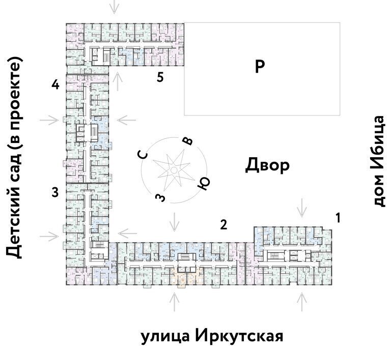 квартира г Тюмень ДОК ул Ярославская ЖК Остров-сад Калининский административный округ фото 2