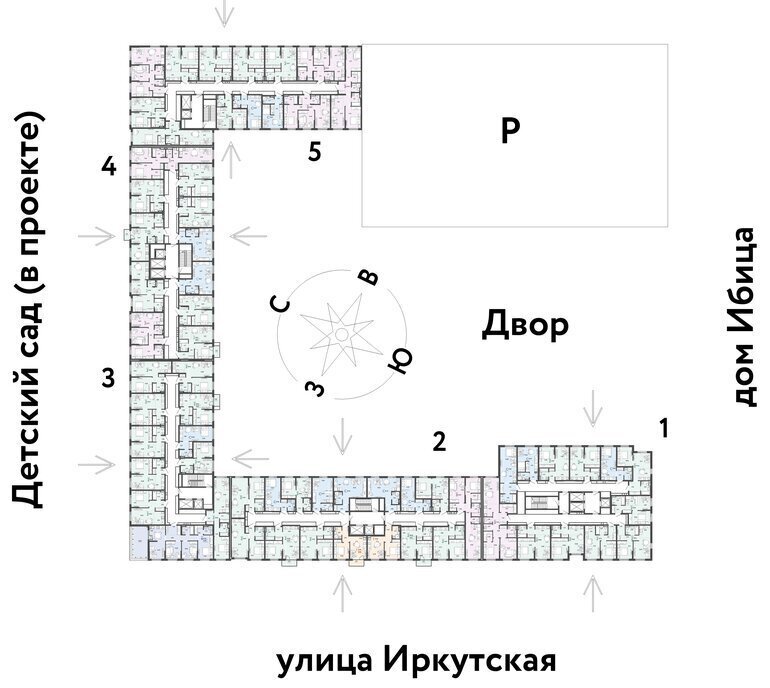 квартира г Тюмень ДОК ул Ярославская ЖК Остров-сад Калининский административный округ фото 2