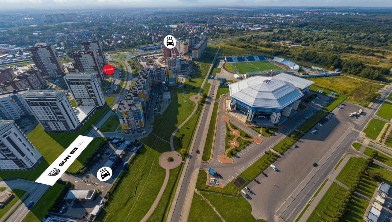 квартира г Калининград р-н Ленинградский ул Елизаветинская 47 ЖК «SunCity» фото 13