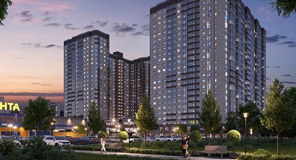 квартира г Краснодар р-н Прикубанский Музыкальный ЖК «Гулливер» фото 3