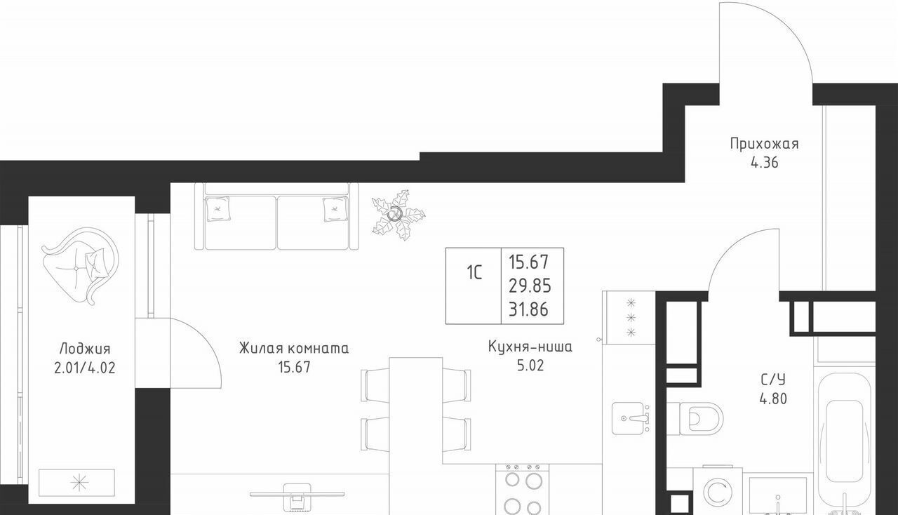 квартира г Казань р-н Советский ул Патриса Лумумбы 11 фото 1