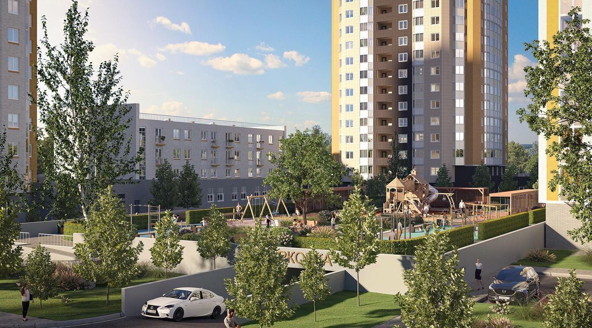 квартира г Тверь р-н Московский ЖК Корона Парк Урбан Парк жилой комплекс фото 6