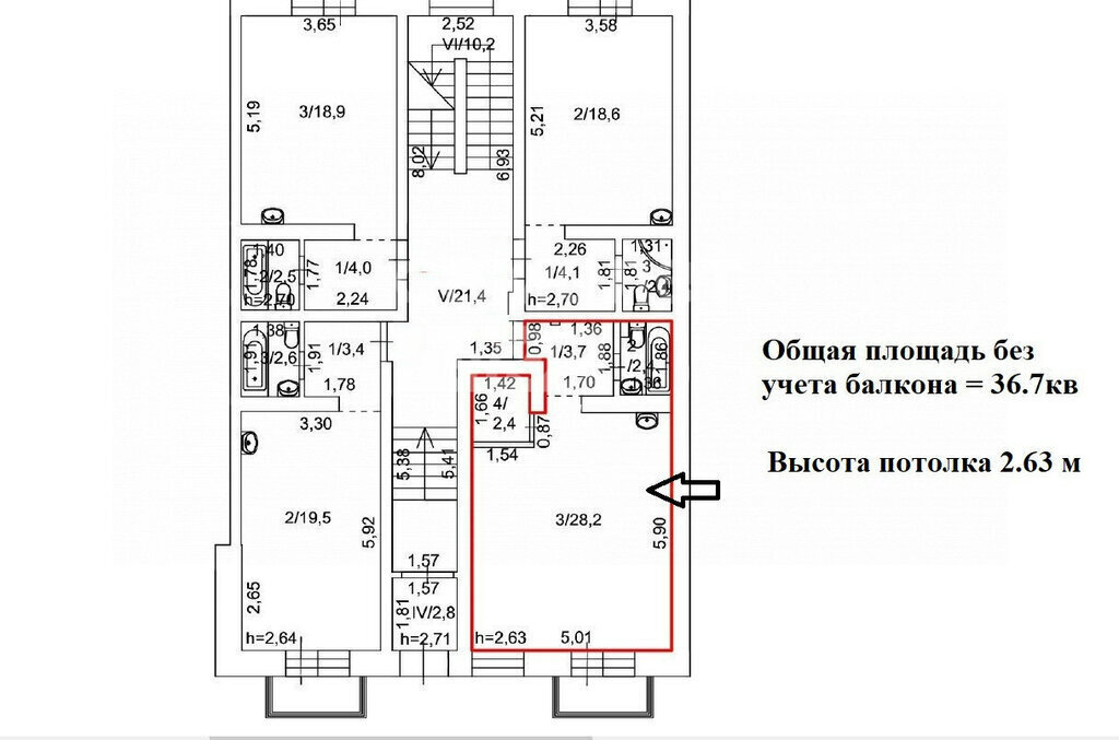 квартира г Пермь р-н Индустриальный ул Теплогорская 20 фото 24