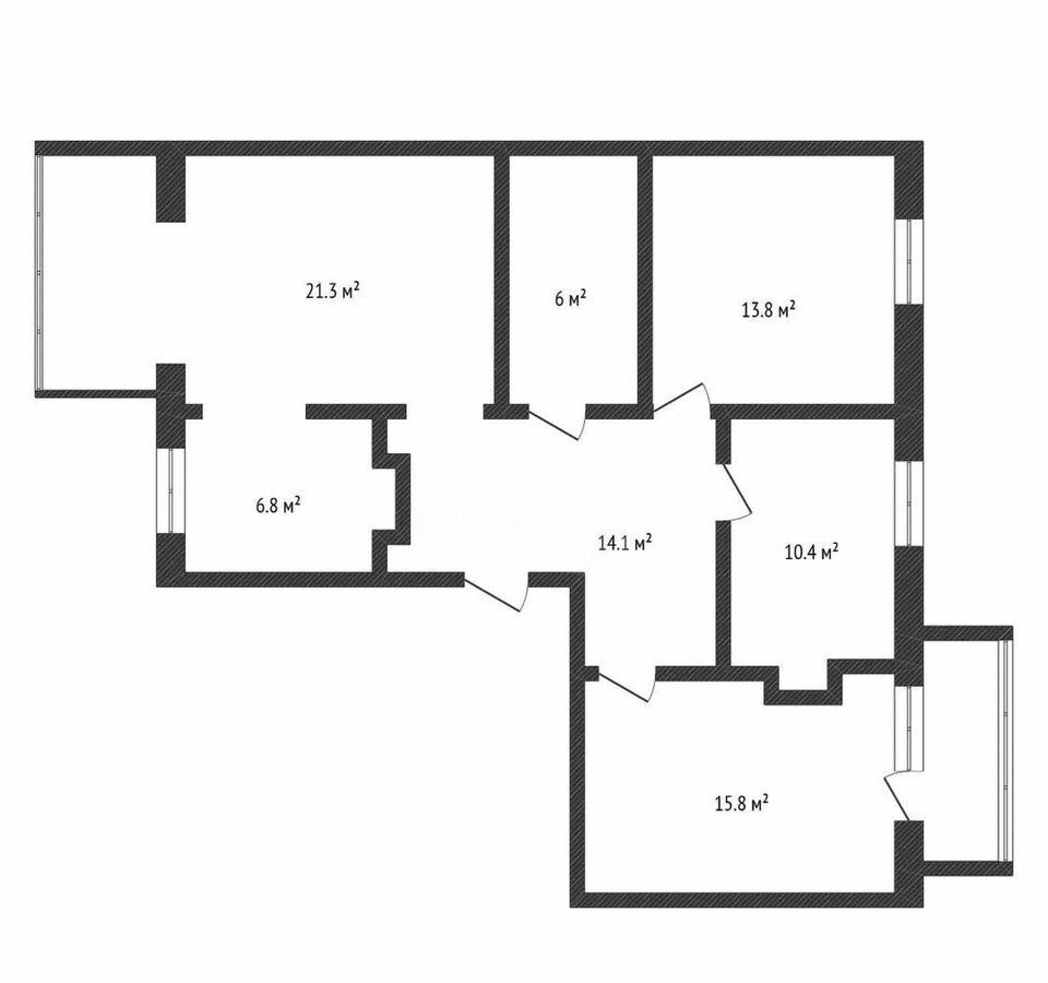 квартира г Бор ул Фрунзе 109 фото 13