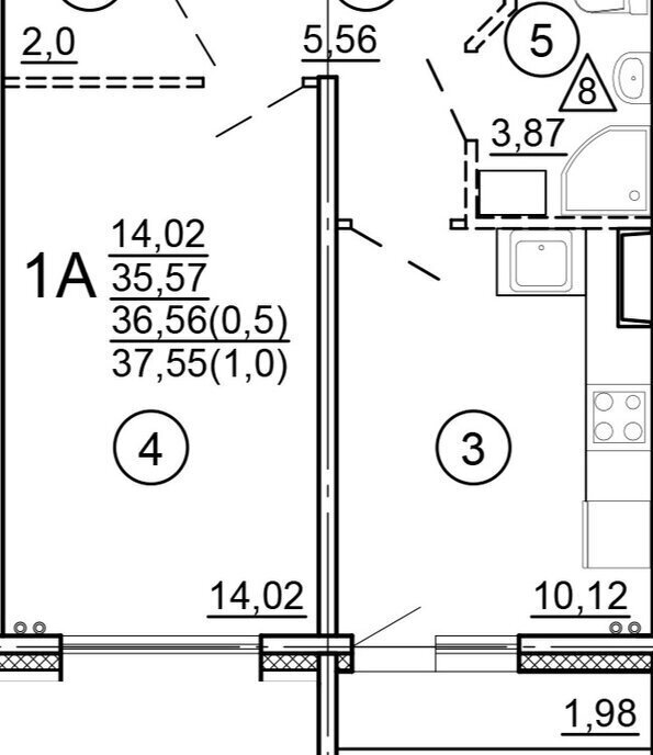 квартира г Тверь р-н Заволжский ул Новочеркасская 49 ЖК Volga Life фото 1