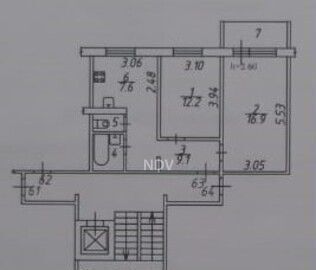 квартира г Домодедово мкр Центральный ул Советская 19 фото 10