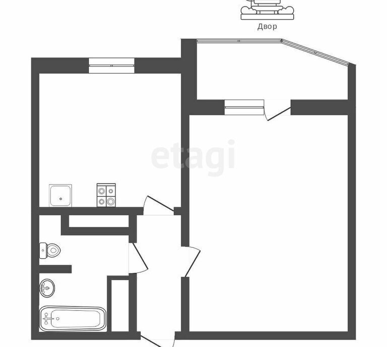 квартира г Тюмень ул Московский тракт 154к/1 Тракт фото 1