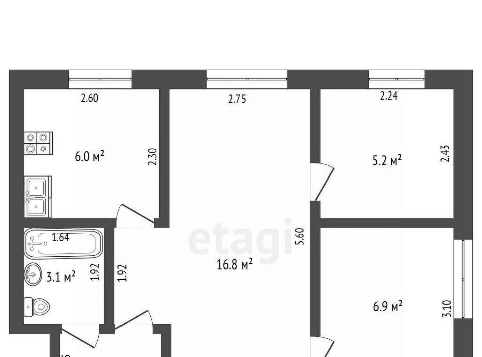 квартира г Стерлитамак ул Дружбы 15 фото 2