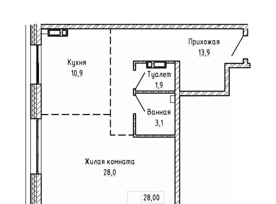 квартира г Владивосток р-н Первореченский ул Днепровская 25к/5 фото 1