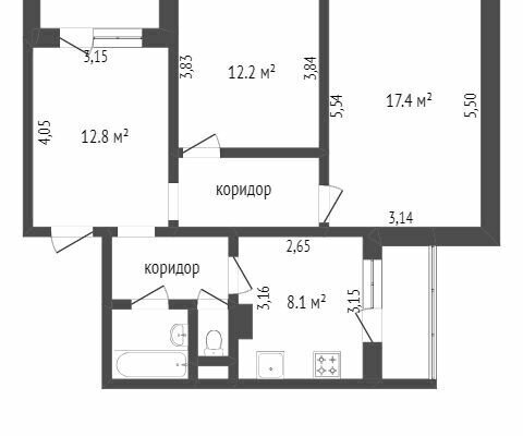 квартира г Белгород б-р Юности 43 фото 1