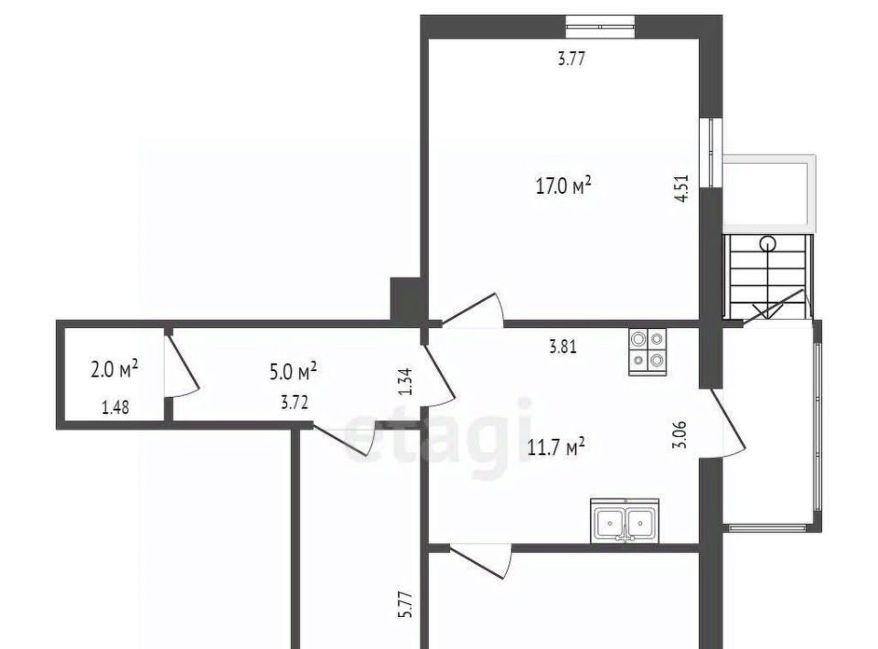 квартира г Самара Алабинская ул Куйбышева 20 фото 2