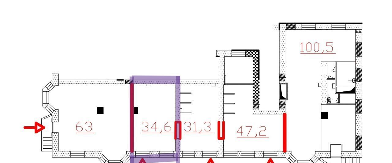 торговое помещение г Екатеринбург Ботаническая ул Грибоедова 18 фото 2