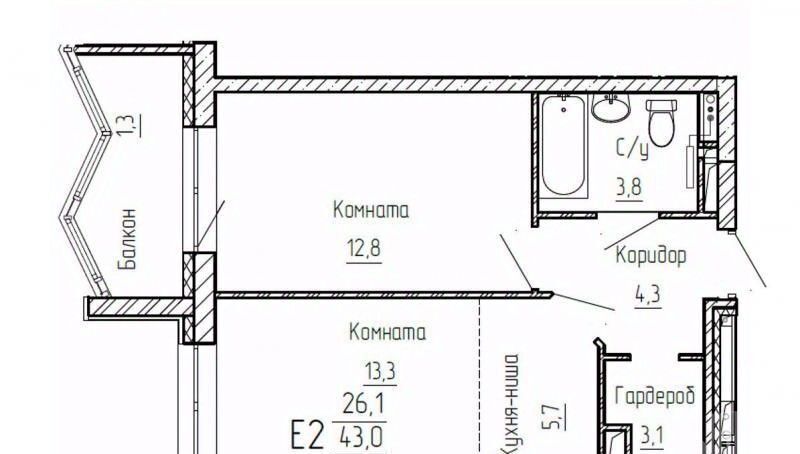 квартира г Пермь р-н Свердловский ул Чернышевского 20 фото 16