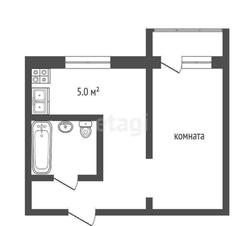 квартира г Клин городок Клин-9, 11 фото 13