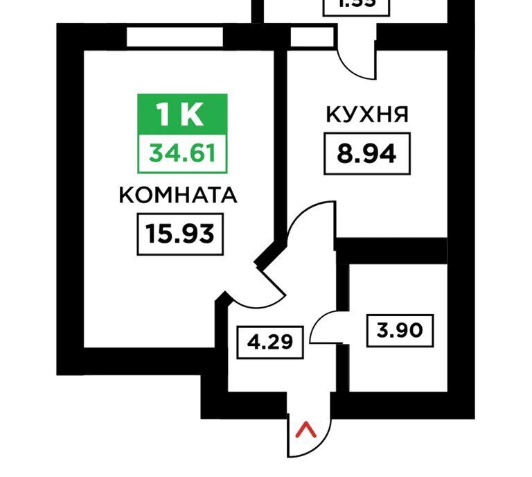 квартира г Краснодар ул им. лётчика Позднякова 2к/2 фото 5