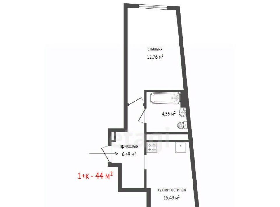 квартира г Екатеринбург Геологическая ул Заводская 73 фото 39
