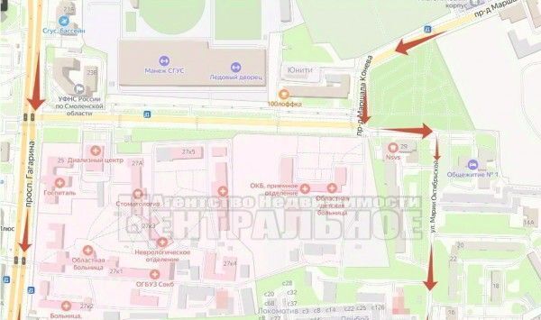 квартира г Смоленск р-н Промышленный ул Киевская 2-я 4 фото 13