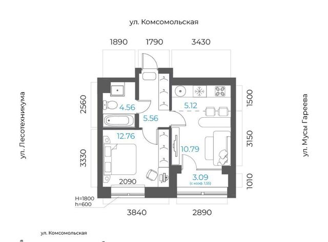 р-н Октябрьский микрорайон Глумилино-2 8-е Небо жилой комплекс фото