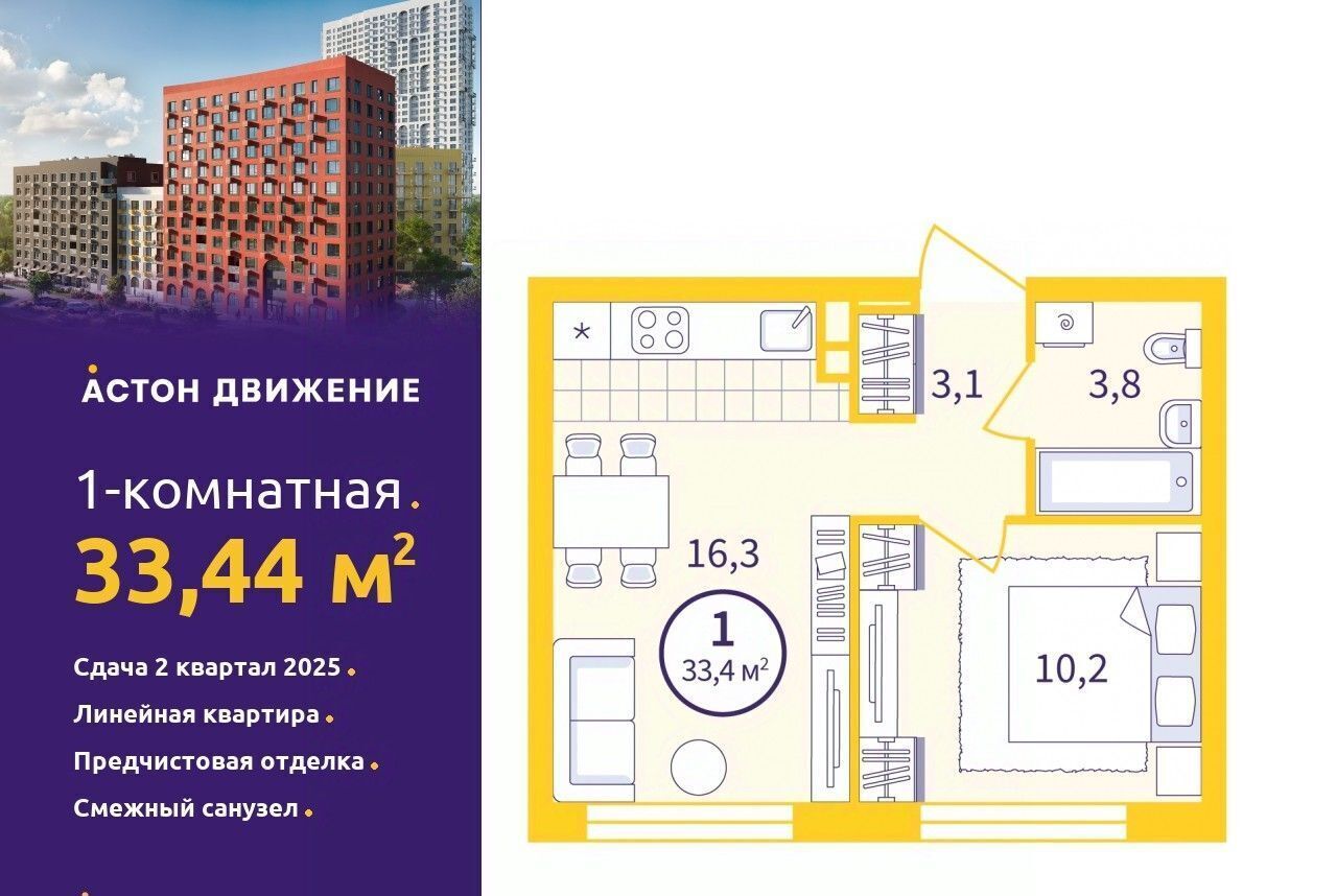 квартира г Екатеринбург Машиностроителей пер Проходной 1а фото 1