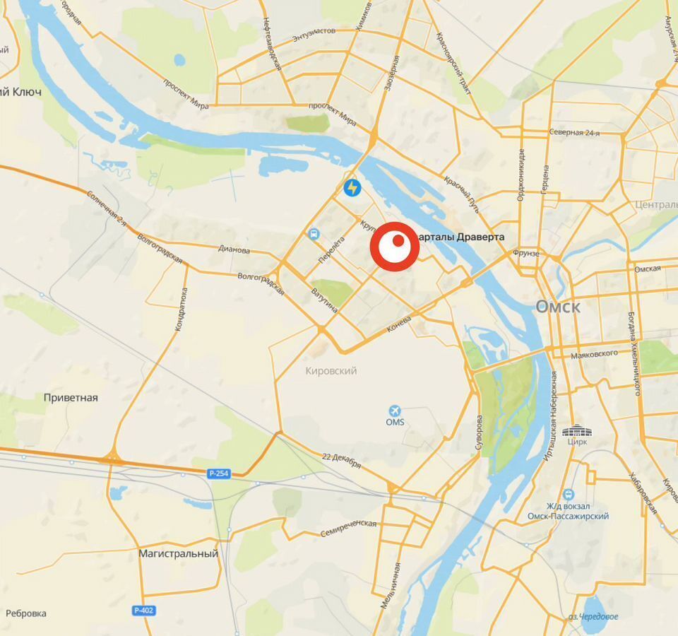 квартира г Омск р-н Кировский ул Крупской 3 фото 4