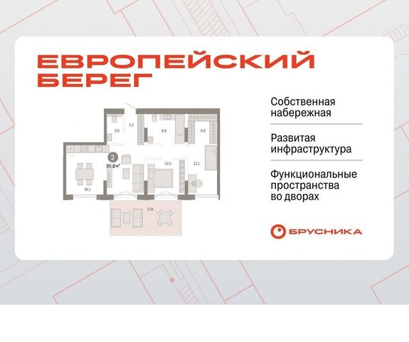 р-н Октябрьский Речной вокзал микрорайон Европейский Берег фото