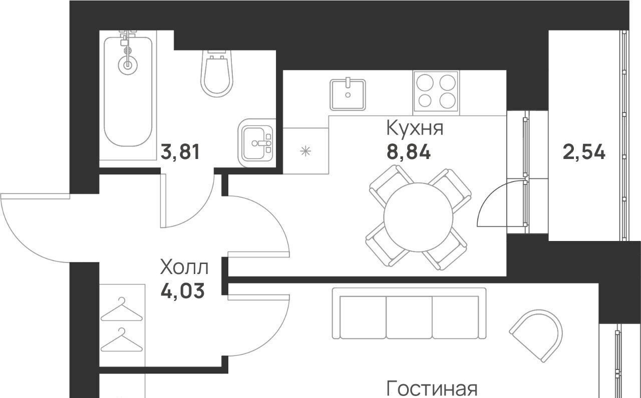 квартира г Тула р-н Привокзальный микрорайон Новая Тула фото 1