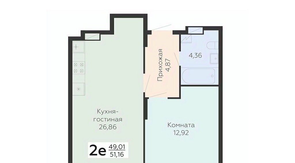 квартира г Воронеж р-н Коминтерновский ул Электросигнальная 9а фото 1