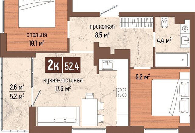 квартира жилой комплекс -3 фото