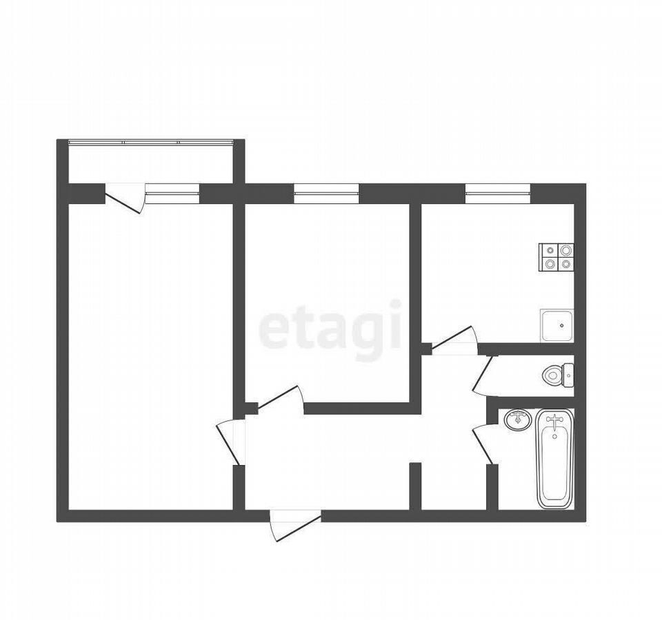 квартира г Кострома р-н Центральный ул Индустриальная 27а фото 23