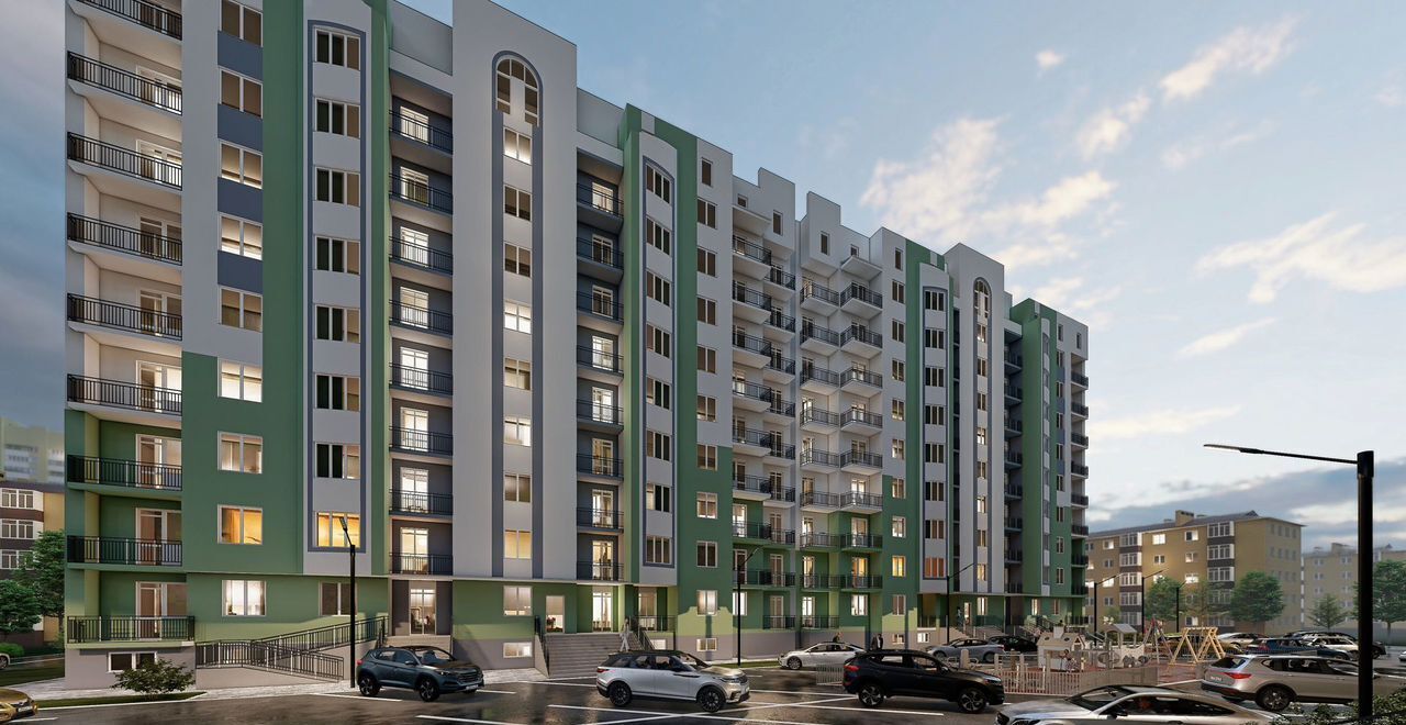 квартира г Краснодар р-н Прикубанский ул им. Сергея Есенина 3 д. 108 фото 2
