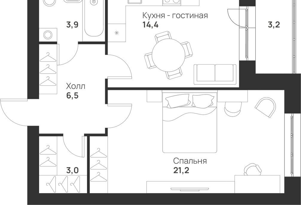 квартира г Тула ул Героев России 2 фото 1