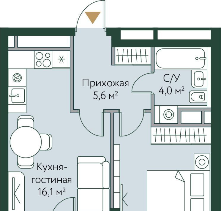 квартира г Волгоград р-н Советский ул Новосибирская 74с/1 фото 1
