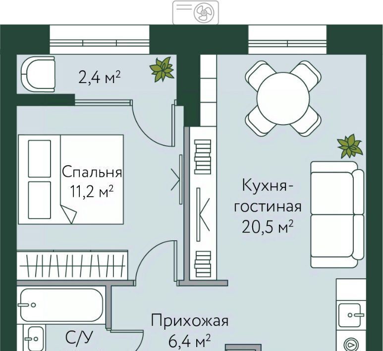 квартира г Волгоград р-н Советский ул Новосибирская 74с/1 фото 1