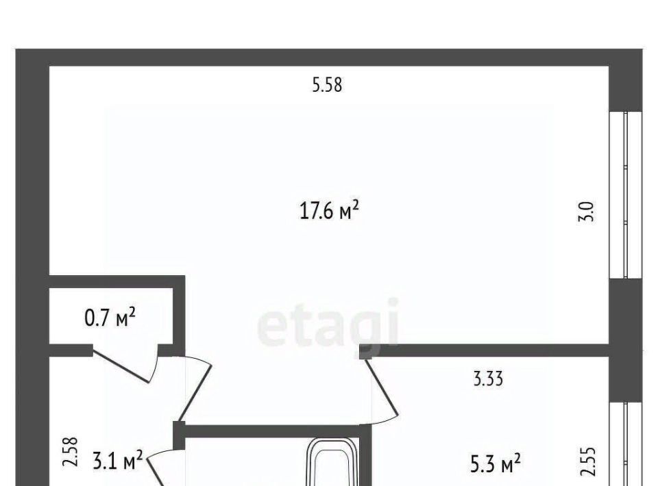 квартира р-н Бирский г Бирск ул Интернациональная 114 фото 2
