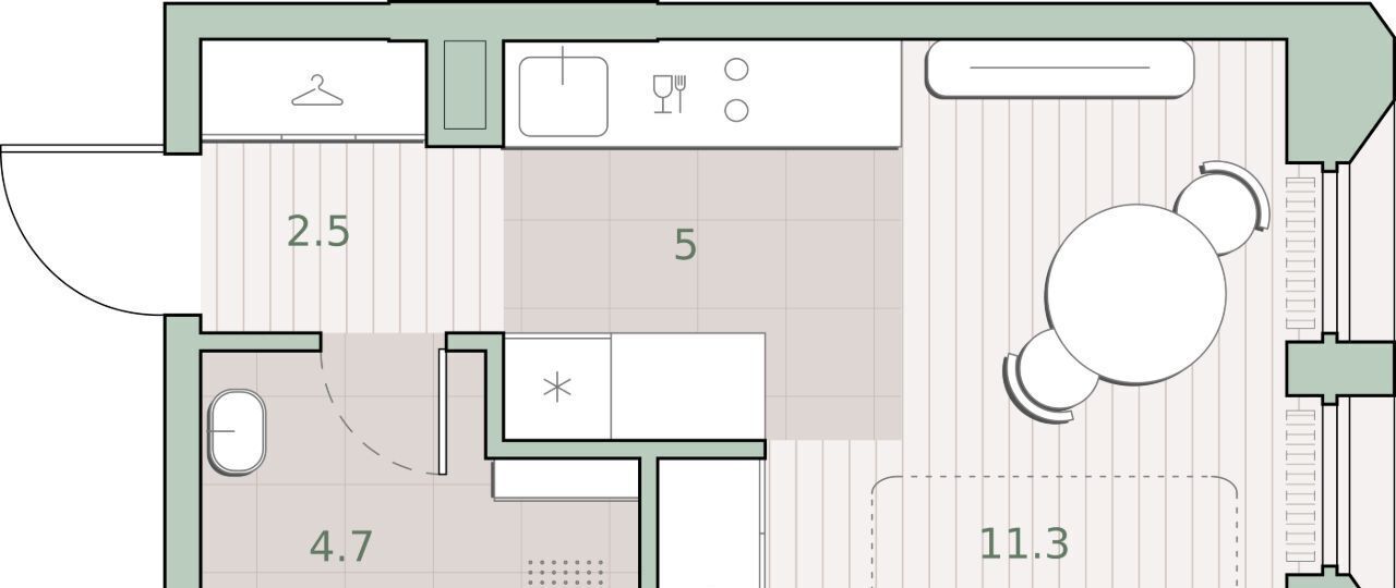 квартира г Москва метро Аминьевская Очаково ЖК "Среда на Лобачевского" к 5. 5 фото 2