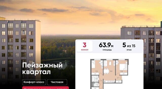 метро Академическая Пейзажный квартал Цветной Город жилой комплекс фото
