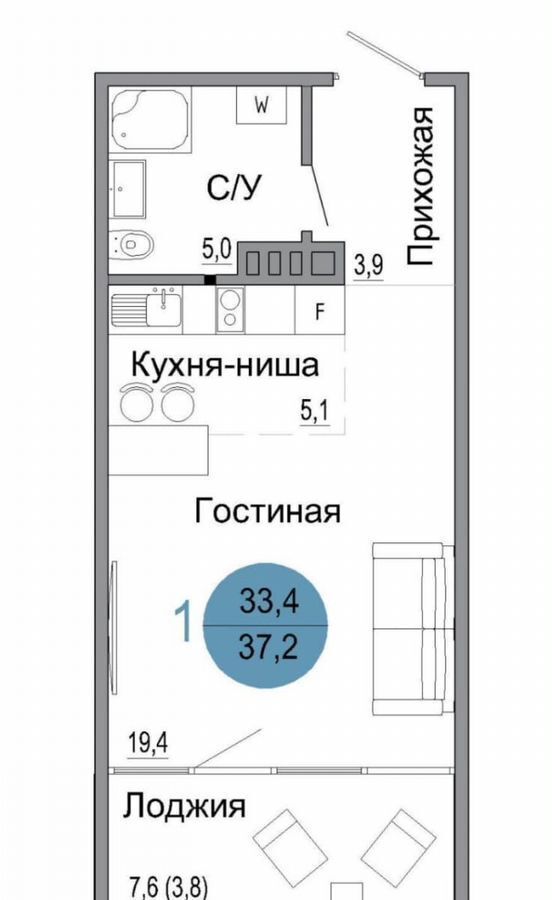 квартира г Керчь ул Колхозная 11 фото 13