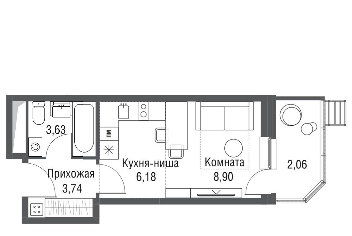 квартира г Одинцово ЖК «Одинбург» Одинцово фото 1