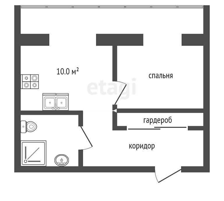 квартира г Петропавловск-Камчатский ул Топоркова 4 фото 1