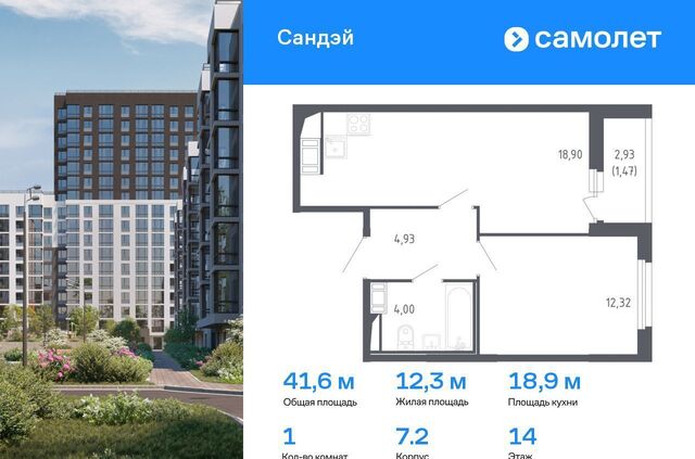 ЖК «Сандэй» 7/2 муниципальный округ Константиновское фото