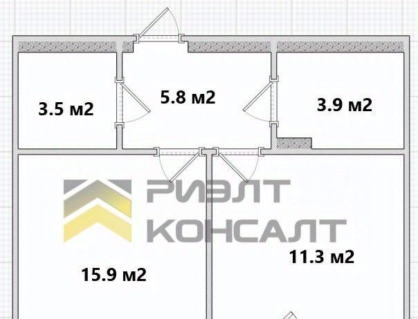 квартира г Омск р-н Кировский ул 70 лет Октября 3/6 фото 21