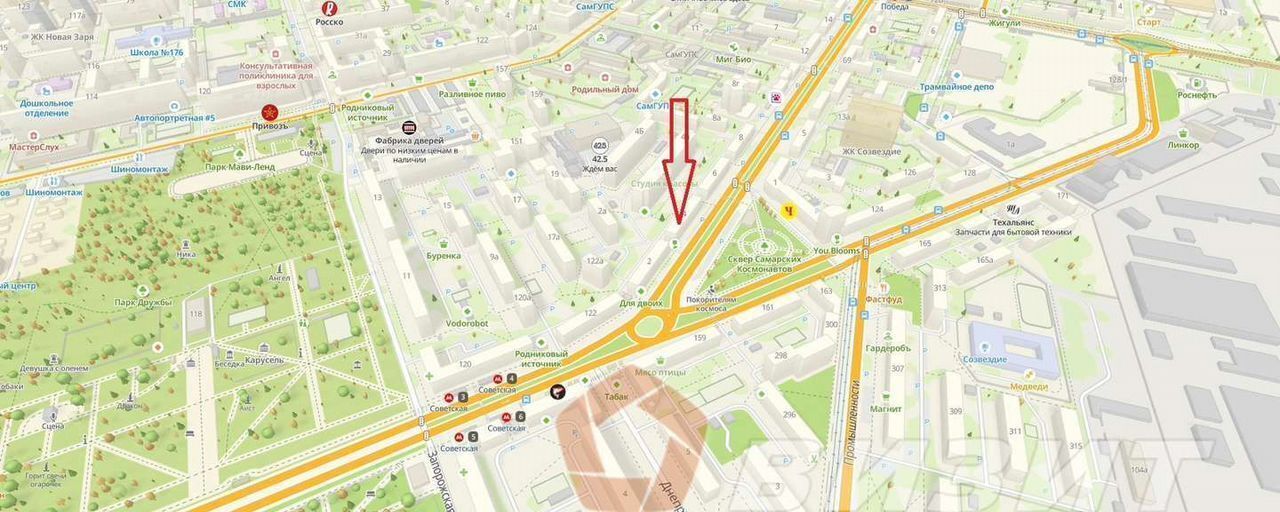 торговое помещение г Самара Советская ул Победы 4 фото 17