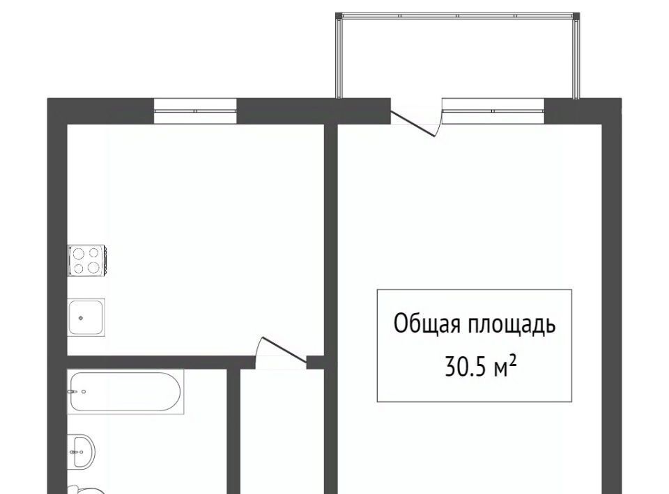 квартира г Томск р-н Октябрьский Спичфабрика ул Репина 10 фото 2